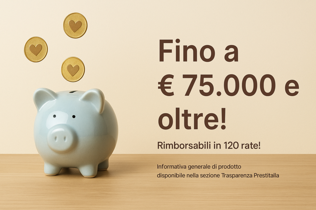 Offerta finanziaria con salvadanaio