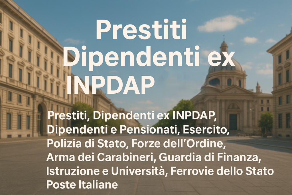Smart slieder Prestiti ex INPDAP 2025_2026